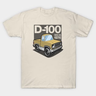 D100 - 1976 White Base (Yellow) T-Shirt